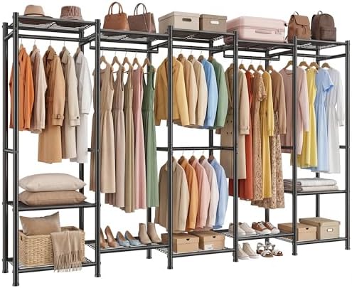 Freestanding closet system — black
